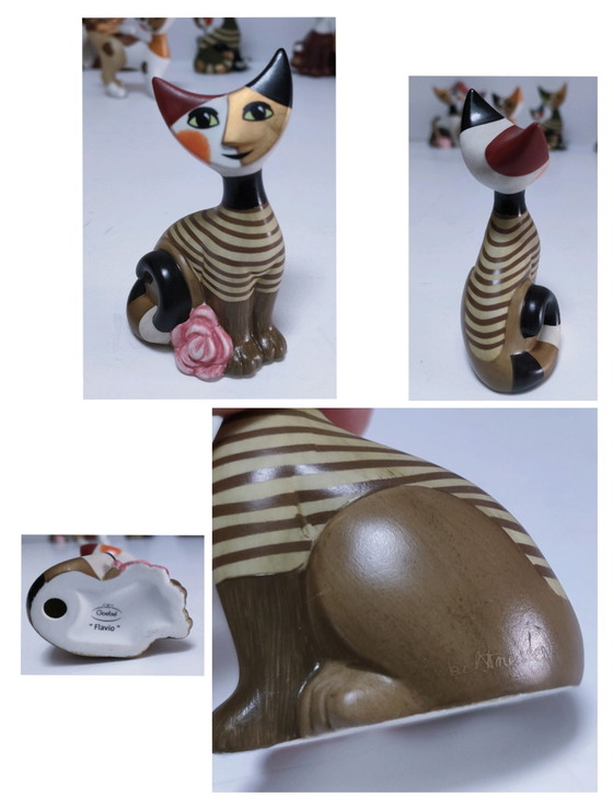 Image 1 of Acht stukken Cats Rosina Wachtmeister Goebel