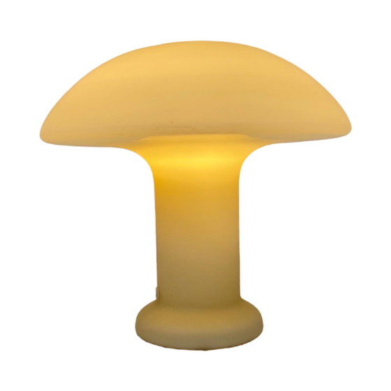 Image 1 of Hustadt Leuchten - Pop Art / Space Age ontwerp - Paddestoel lamp - Glas - Model 496