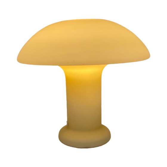 Image 1 of Hustadt Leuchten - Pop Art / Space Age ontwerp - Paddestoel lamp - Glas - Model 496