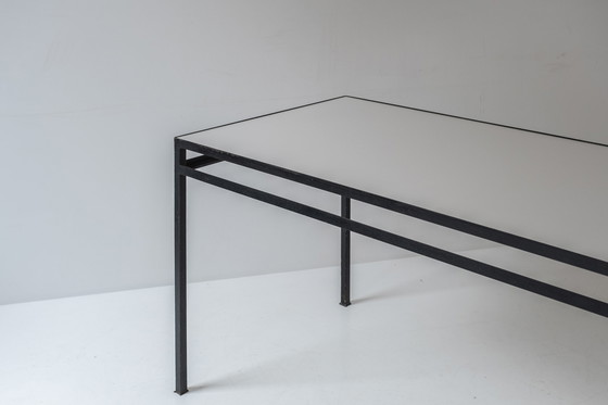 Image 1 of Industriële vintage tafel uit de jaren 1950s.