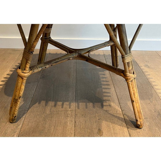 Image 1 of Vintage rotan salontafel, 1950