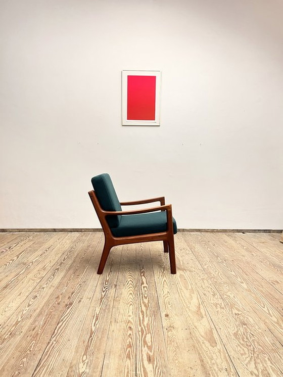 Image 1 of Fauteuil // Teakhouten fauteuil van Ole Wanscher voor France and Son, Denemarken, 1950