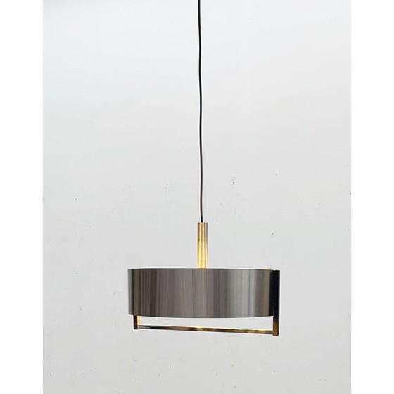 Image 1 of Mid century aluminium hanglamp, Italië 1970