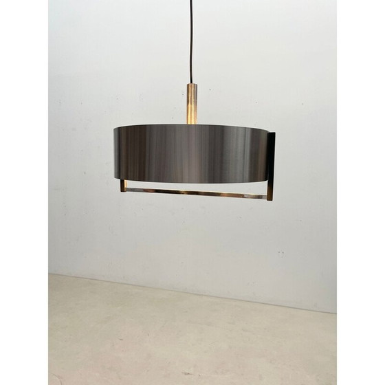 Image 1 of Mid century aluminium hanglamp, Italië 1970