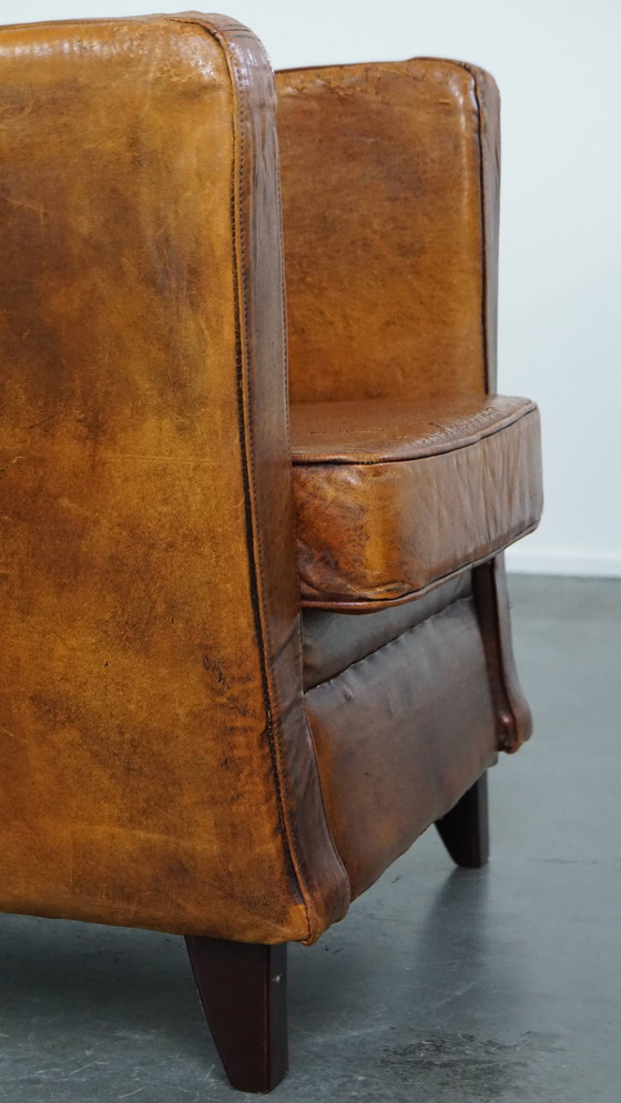 Image 1 of 2 X Vintage Schapenleren Armchair