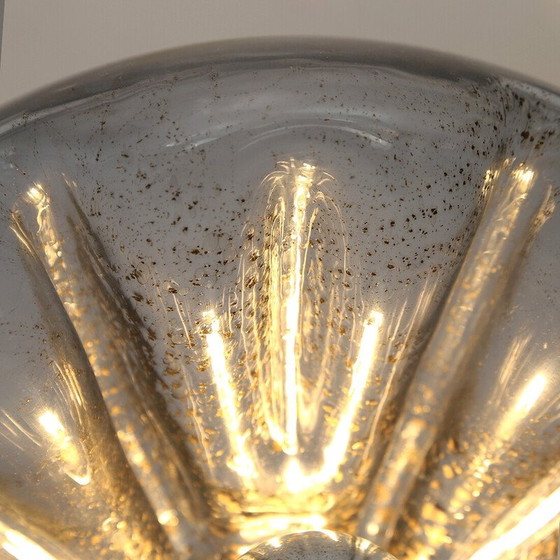 Image 1 of Paar vintage wandglazen tafellampen, Italië 1970