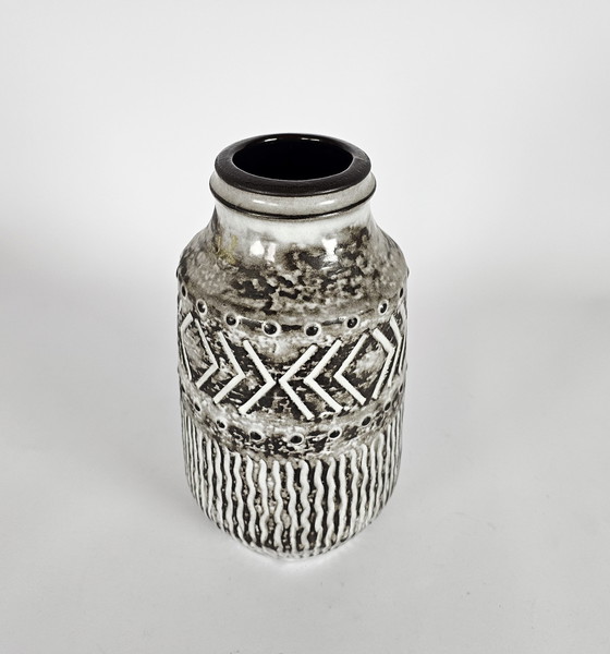 Image 1 of Carstens Tonnieshof - Sgraffito - Azteken - model 49-25 - W-Germany - 70's