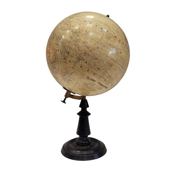 Image 1 of Vintage wereldbol door J. Forest, Frankrijk