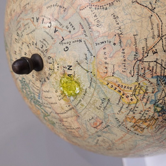 Image 1 of Vintage wereldbol door J. Forest, Frankrijk