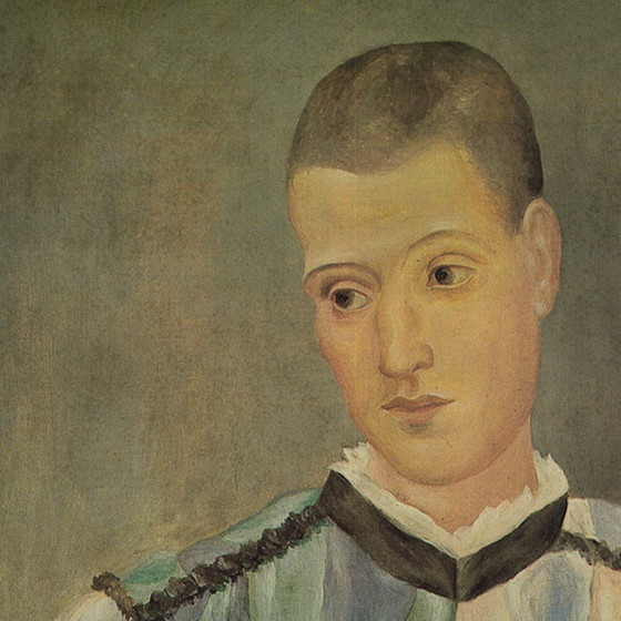 Image 1 of Pablo Picasso: Harlekijn (Catalaanse Kunst van de 20e eeuw), Staatliche Kunsthalle Berlijn, 1978