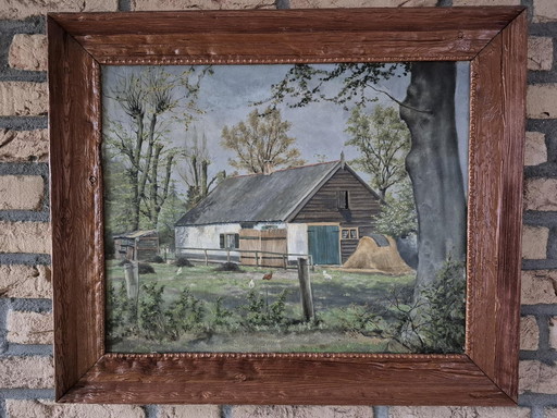 Schilderij Boerderij