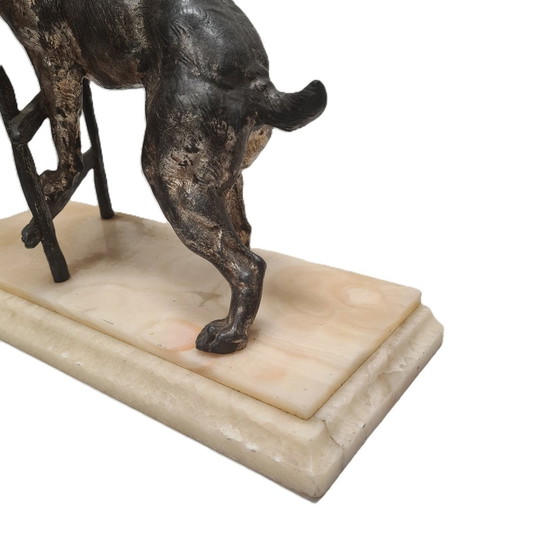 Image 1 of Antiek Frans Beeld Van Een Bulldog Charles Valton Circa 1900