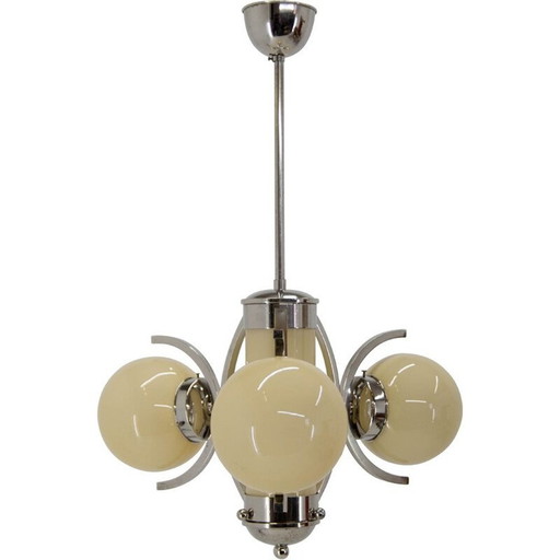 Vintage art deco kroonluchter, 1930