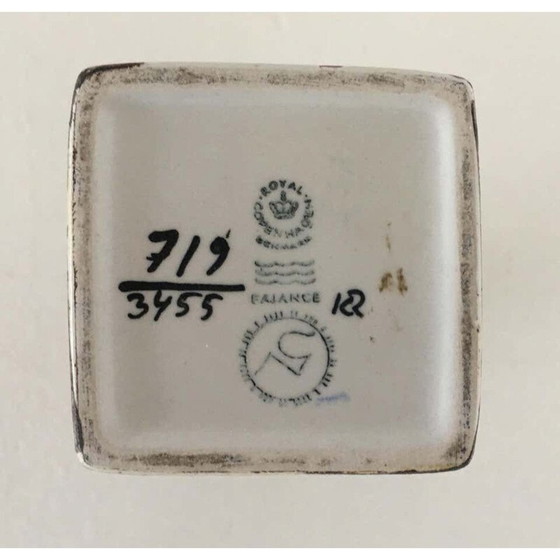 Vintage baca vaas in alumina van Nils Thorsson voor Royal Copenhagen, Denemarken 1960 – Vazen (photo 5 of 5)