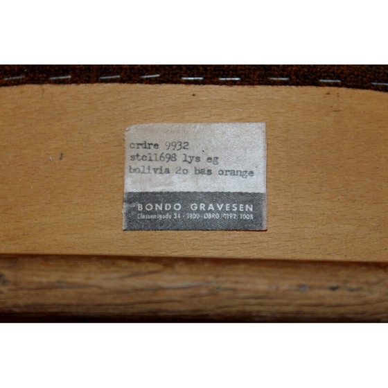 Image 1 of Paar vintage eiken fauteuils van Gondo Gravesen Snedkerier, Denemarken 1960