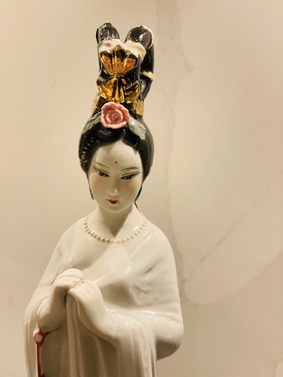 Image 1 of Japanse Geisha Porselein