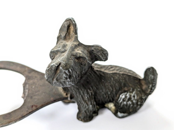 Image 1 of Flesopener | Honden Barware Schotse Terrier | Antiek Gietijzer