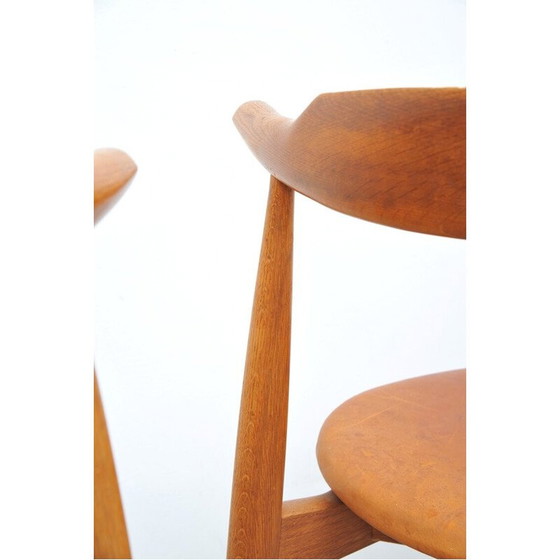 Image 1 of Set van 5 vintage Scandinavische stoelen van Hans J. Wegner, 1952