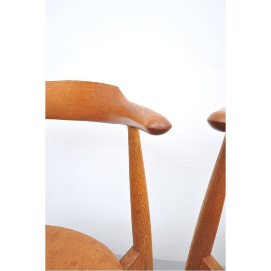 Image 1 of Set van 5 vintage Scandinavische stoelen van Hans J. Wegner, 1952