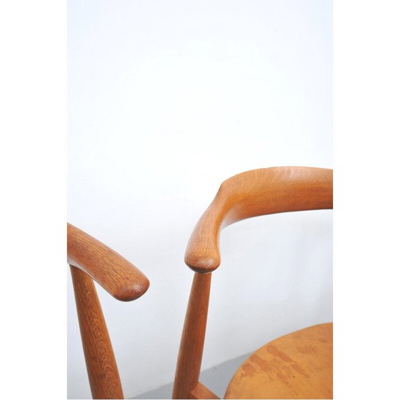 Image 1 of Set van 5 vintage Scandinavische stoelen van Hans J. Wegner, 1952