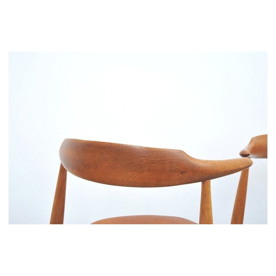 Image 1 of Set van 5 vintage Scandinavische stoelen van Hans J. Wegner, 1952