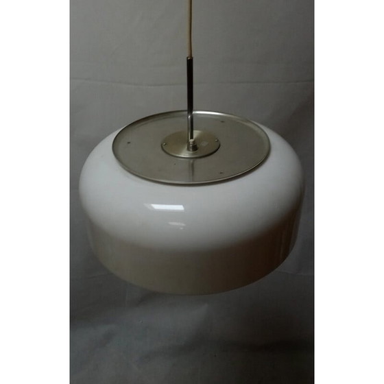 Image 1 of Vintage witte "bumling" hanglamp van Anders Pehrson voor Atelje Lyktan, 1970