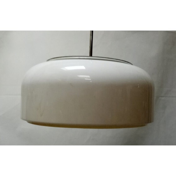 Image 1 of Vintage witte "bumling" hanglamp van Anders Pehrson voor Atelje Lyktan, 1970