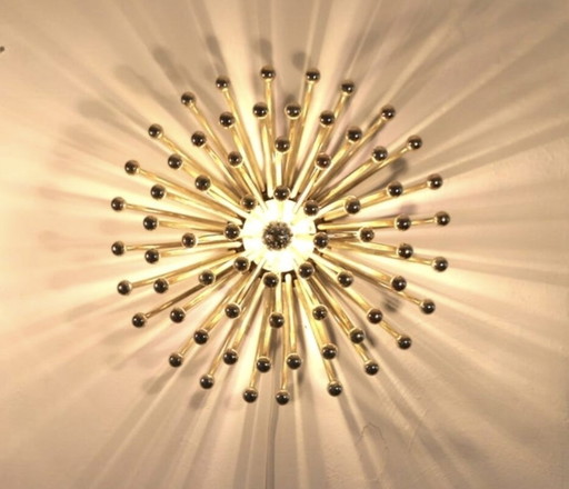 Mooie Champagne Goud Gekleurde Pistillo Wandlamp