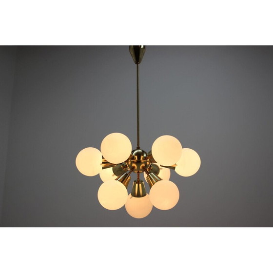 Image 1 of Vintage Spoetnik kroonluchter van Kamenick Šenov, Tsjecho-Slowakije 1960