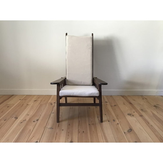 Image 1 of Vintage Morris fauteuil in koper, jaren 1930