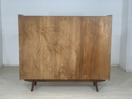 Image 1 of 60s buffetkast servieskast woonkamer kast vintage highboard