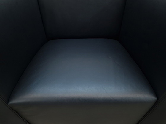 Image 1 of Walter Knoll club fauteuil design fauteuil echt leer fauteuil Stoel zwart