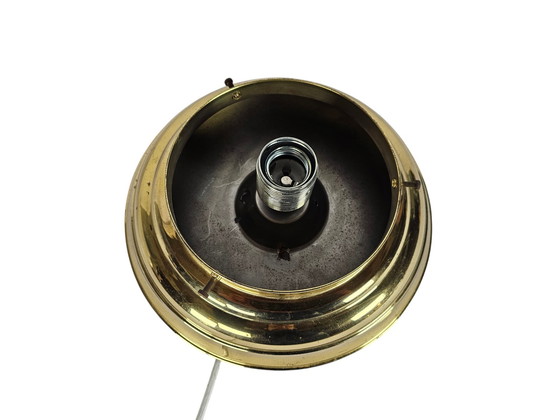 Image 1 of Dutch Design - Giso Gispen - Model Lauritsen -  Plafonnière - Opaalglas - Messing - 2000