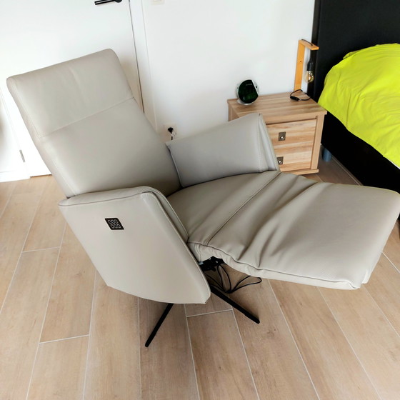 Image 1 of Veco fauteuil elektrisch leder