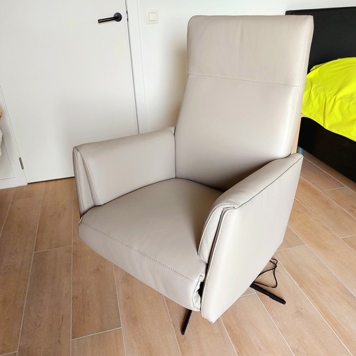 Veco fauteuil elektrisch leder