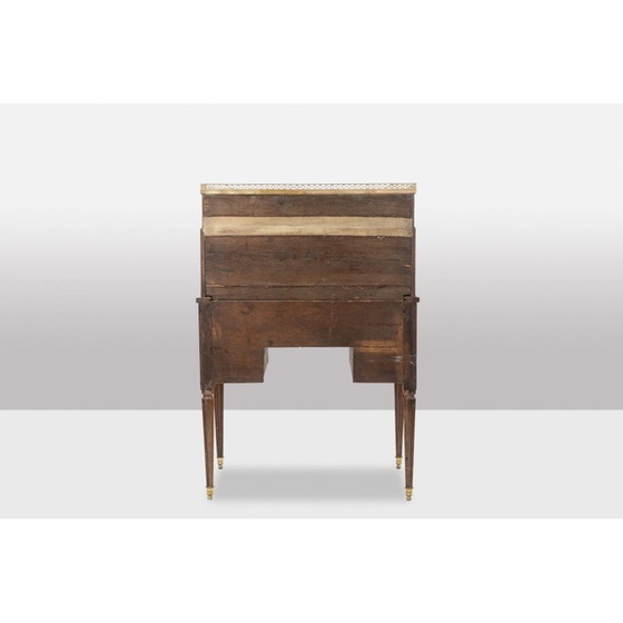 Image 1 of Vintage mahoniehouten cilinderbureau, Frankrijk
