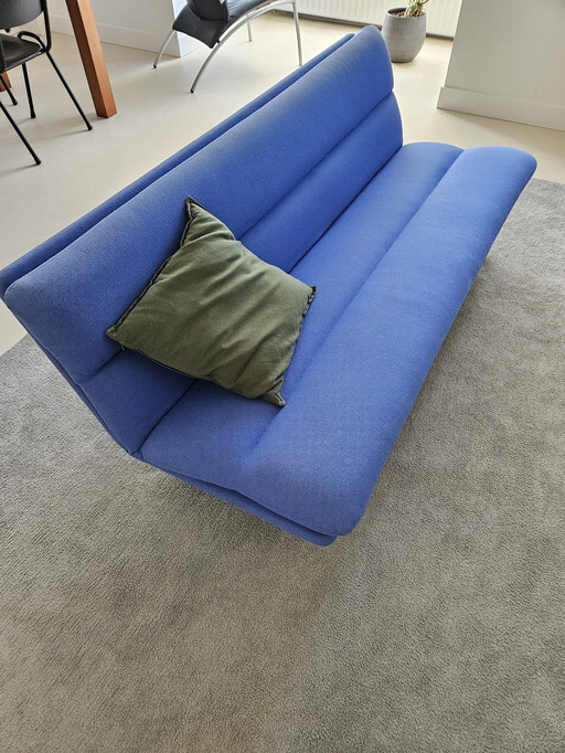 Kho Liang Ie C683 Bank In Blauw Kvadrat Stof