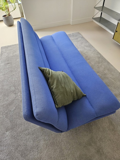 Kho Liang Ie C683 Bank In Blauw Kvadrat Stof