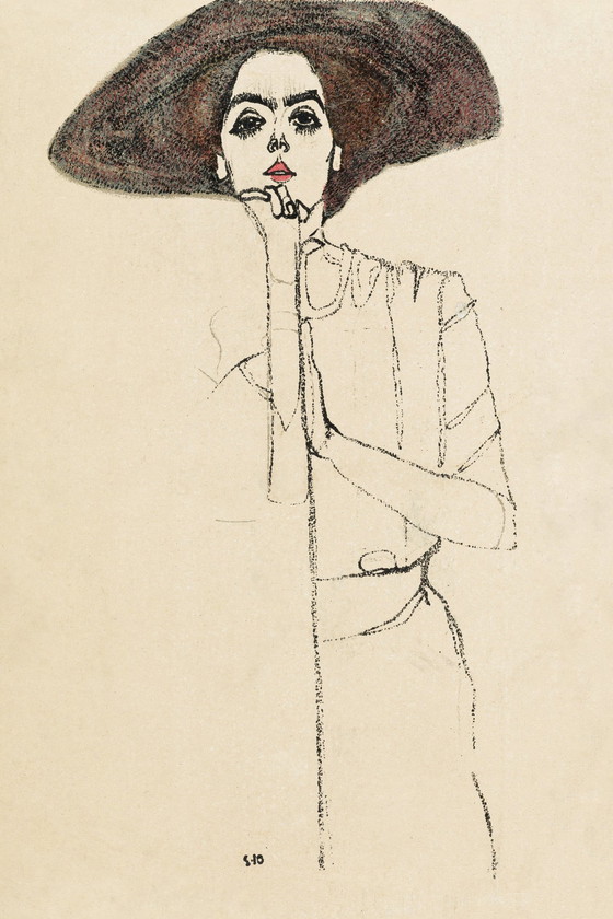 Image 1 of Egon Schiele  ----Portrait Of A Lady