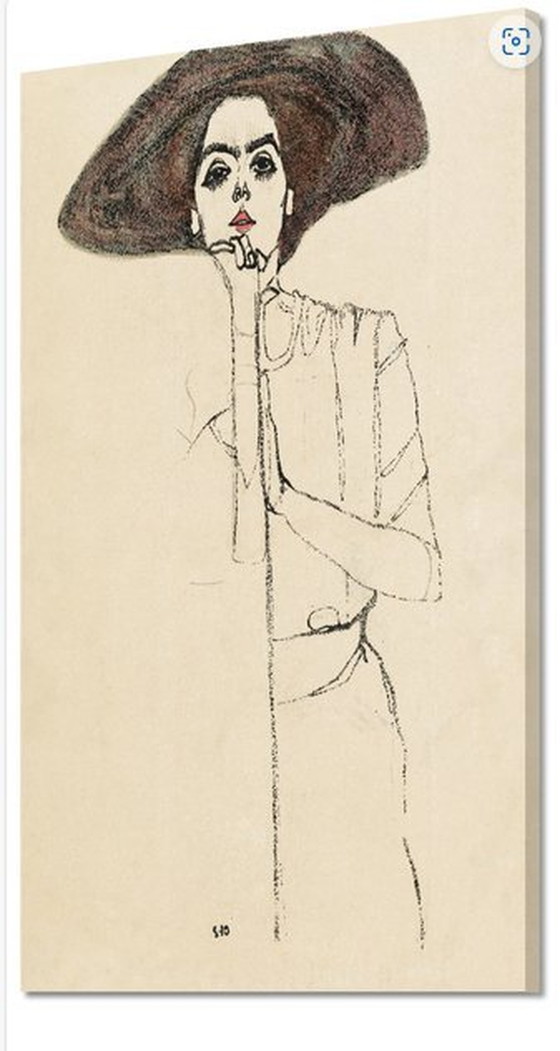 Image 1 of Egon Schiele  ----Portrait Of A Lady