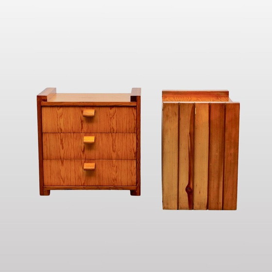 Image 1 of Paar vintage nachtkastjes van Jordi Casablancas, Spanje 1971
