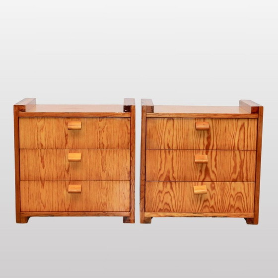 Image 1 of Paar vintage nachtkastjes van Jordi Casablancas, Spanje 1971