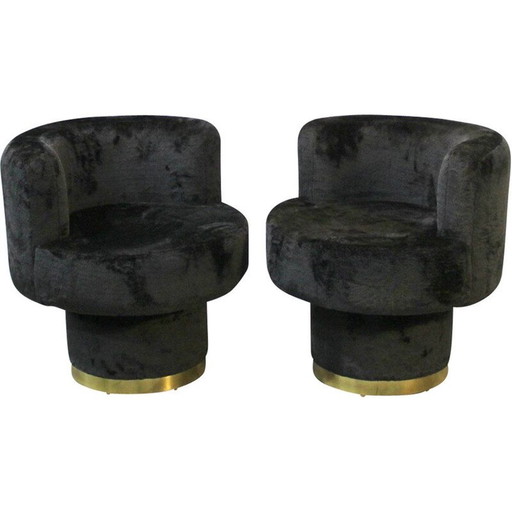 Paar vintage fauteuils, Spanje 1970