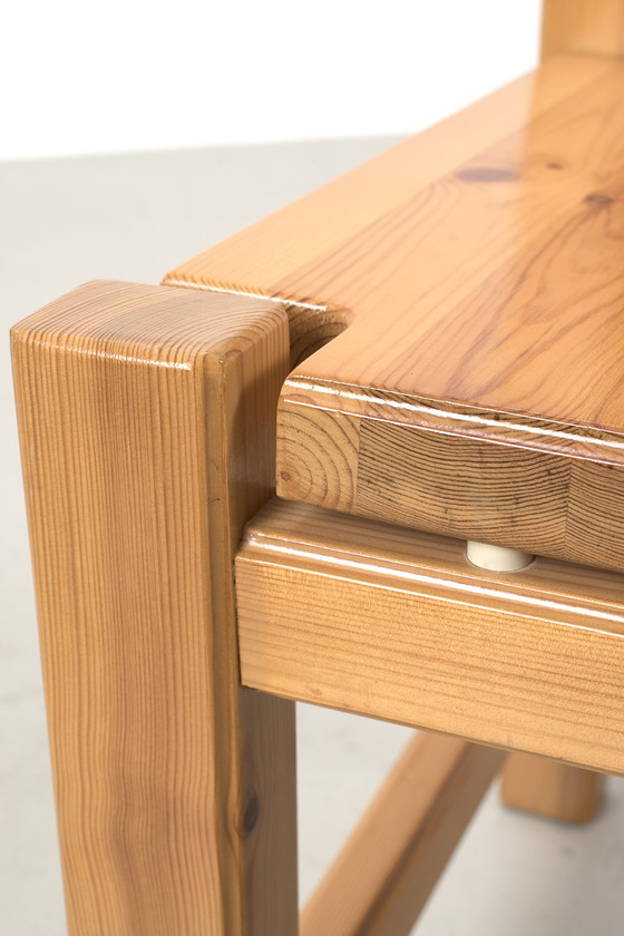 Image 1 of Grenen houten bureau