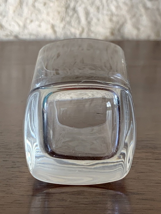 Image 1 of Kristallen whiskykaraf met 6 glazen van Luigi Bormioli, jaren 1970, set van 7