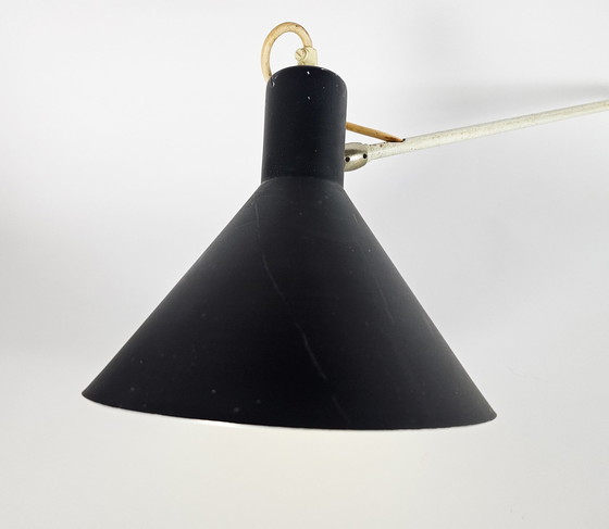 Image 1 of Anvia - Ontwerp J.J.M. Hoogervorst - Model 7058 - 'Swingarm' - Wandlamp - 1950'S