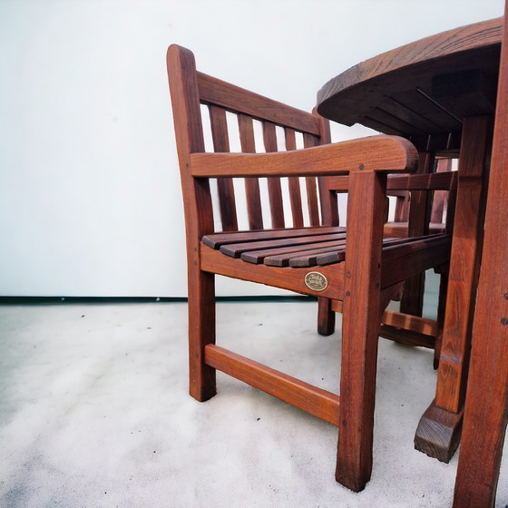 Image 1 of Teak & Garden set Canterbury chairs / Warwick table