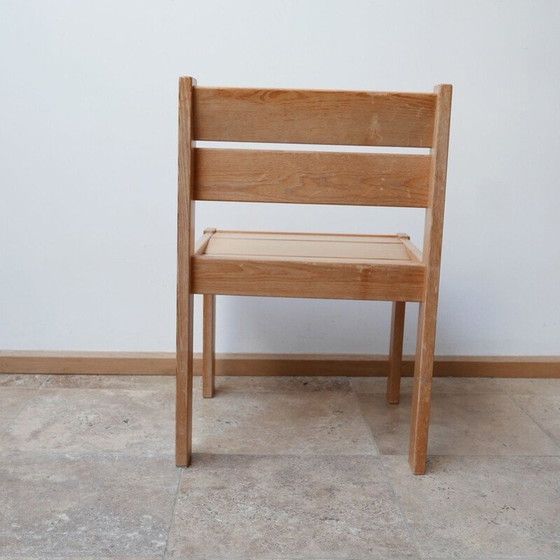 Image 1 of Set van 4 vintage grenen stoelen, Zweeds 1970
