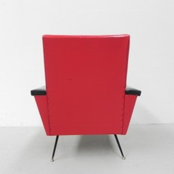 Image 1 of Vintage skai fauteuil