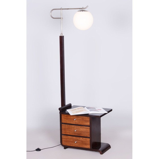 Image 1 of Vintage Art Deco vloerlamp van J. Halabala, Tsjechië 1930